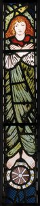 La Nouvelle Jérusalem, Ange (détail) - Edward Burne Jones