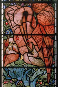 Le Pélican dans sa piété, Fenêtre Est - Edward Burne Jones