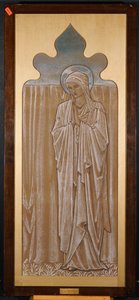 La Vierge Marie : dessin pour un vitrail à Ashton-under-Lyne, vers 1892 - Edward Burne Jones