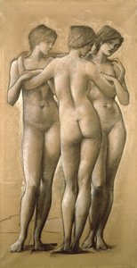 Vénus Concordia - Étude des Trois Grâces, 1895 - Edward Burne Jones
