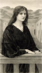Vespertina Quies, gravé par Emile Boilvin (1845-99) pub. par Arthur Tooth & Sons, 1897 - Edward Coley after Burne Jones