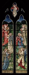 Wilden, All Saints, Morris & Co., Edward Burne-Jones, John Henry Dearle, Angels Of Paradise, Angel Musicians - Edward Coley and Dearle Burne Jones