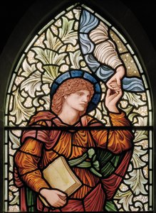 Wilden, All Saints, Morris & Co., Edward Burne-Jones, John Henry Dearle, Énoch (détail) - Edward Coley and Dearle Burne Jones