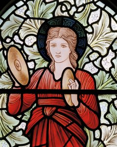Wilden, All Saints, Morris & Co., Edward Burne-Jones, John Henry Dearle, Myriam (détail) - Edward Coley and Dearle Burne Jones