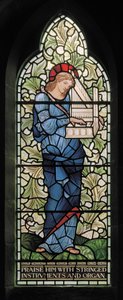 Wilden, All Saints, Morris & Co., Edward Burne-Jones, John Henry Dearle, Sainte Cécile