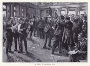 A la Bourse de Berlin (gravure)