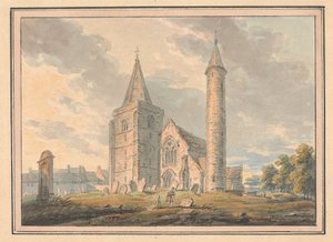 Cathédrale de Brechin et Tour Ronde, Forfarshire, Écosse - Edward Dayes