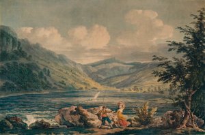 Hawes Water, Westmorland, vers 1790, 1935 - Edward Dayes