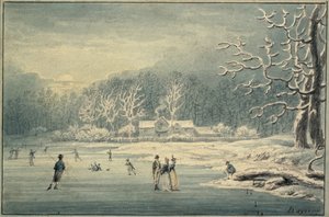 Hyde Park sous la neige - Edward Dayes