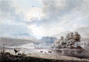 Lac parmi les collines