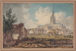 Cathédrale de Norwich depuis le sud-est - Edward Dayes