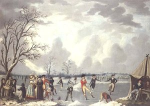 Scène de Patinage - Edward Dayes