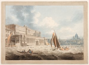 Somerset House depuis la Tamise