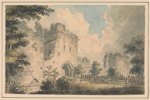 Le donjon, château de Porchester - Edward Dayes