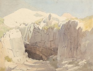 Étude de rochers à Mumbles - Edward Duncan