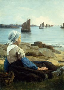 En attendant son retour - Edward Emerson Simmons