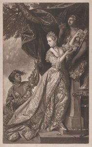 Lady Elizabeth Keppel et un serviteur