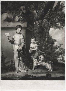 Les dames Amabel et Mary Jemima Yorke, vers 1761 - Edward Fisher