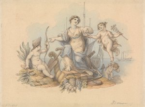 Allégorie des commerces maritimes