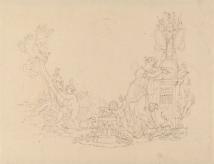 Dessins pour illustrations des œuvres de Beethoven - Edward Francis Burney