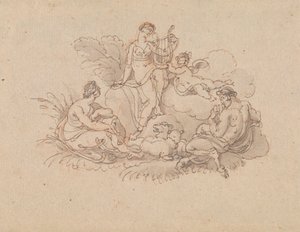 Érato et Pan - Edward Francis Burney