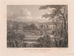 Abbaye de Bolton, Wharfdale - Edward Francis Finden