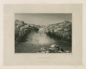 Chute du Barrow - Edward Francis Finden