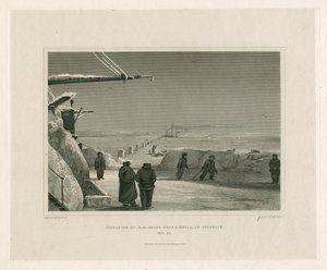 Situation des navires de Sa Majesté Fury et Hecla, à Igloolik - Edward Francis Finden