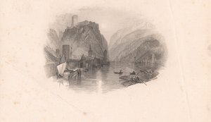 Le Château du Rhin - Edward Francis Finden