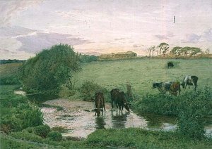 Près de St. Mawgan, Cornouailles - Edward Frederick Brewtnall