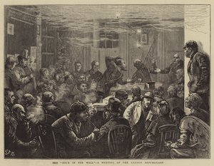 Le Trou dans le Mur, une réunion des Républicains de Londres - Edward Frederick Brewtnall