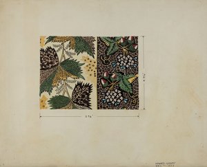 Morceau de calicot, vers 1936 - Edward Grant