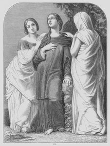 John Milton, Il Penseroso (gravure) - Edward Henry (after) Wehnert
