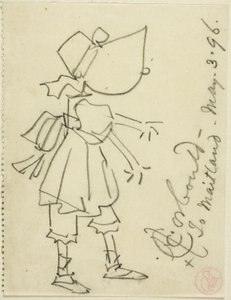 Fille en bonnet