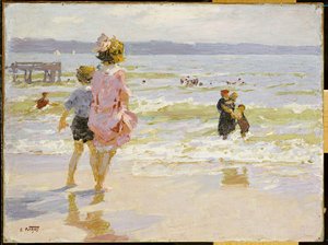 Au bord de la mer - Edward Henry Potthast