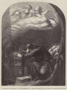 Lenore perdue, Le Corbeau, par E. A. Poe - Edward Henry Wehnert