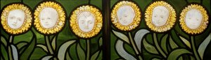 Mary, Mary, Quite Contrary, Fleurs (détail), 1886 - Edward Holmes Jewitt