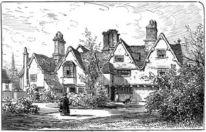 La maison du Dr John Hall, Stratford-upon-Avon, Warwickshire, 1885 - Edward Hull