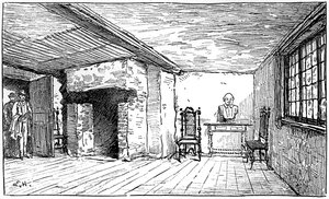 La chambre où Shakespeare est né, Stratford-upon-Avon, Warwickshire, 1885 - Edward Hull