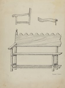 Lit de mission - Edward Jewett
