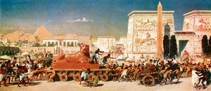 Israël en Égypte (lithographie couleur)