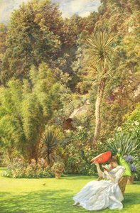Dans un jardin - Edward John Poynter