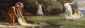 Nausicaa et ses Servantes jouant à la Balle, 1875 - Edward John Poynter