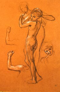 Étude pour Peurs oisives (II), 1893