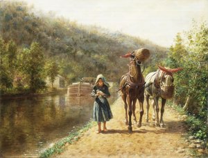 Sur le chemin de halage