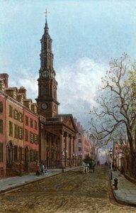 Église Saint-Jean, Varick Street, New York, 1914 - Edward Lamson Henry