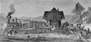Le dépôt du village (illustration de 