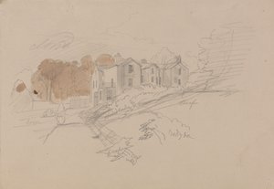 Une maison de campagne - Edward Lear