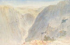 Agia Paraskevi, Épire, Grèce, 13 avril 1857 - Edward Lear