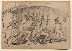 Thermes de Titus, 1840